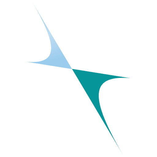 SGIM logo featuring swooping angular light blue and sea green shape against a dark blue background.