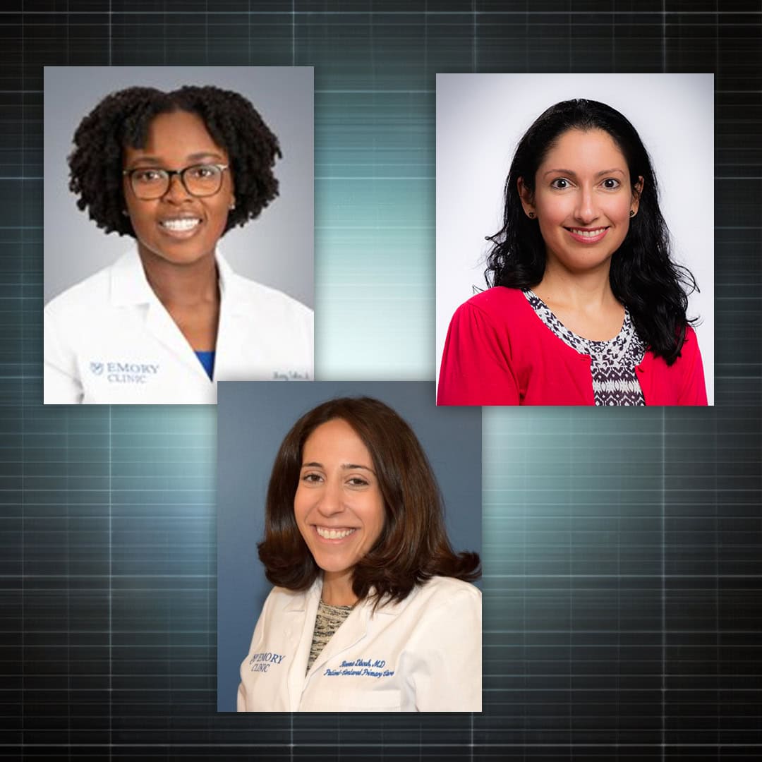 Three headshots of SGIM frontliners