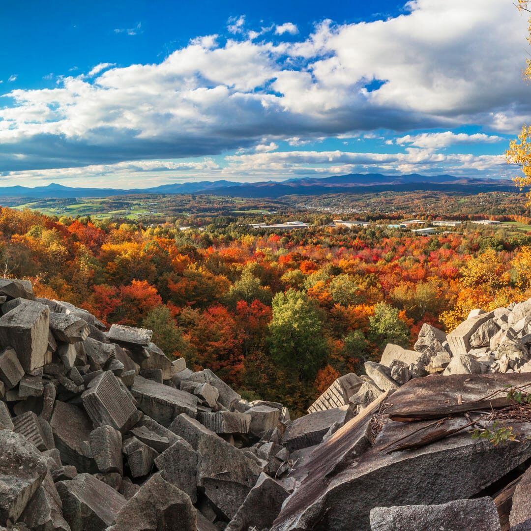 Scenic image of Vermont foliage, Barre, VT